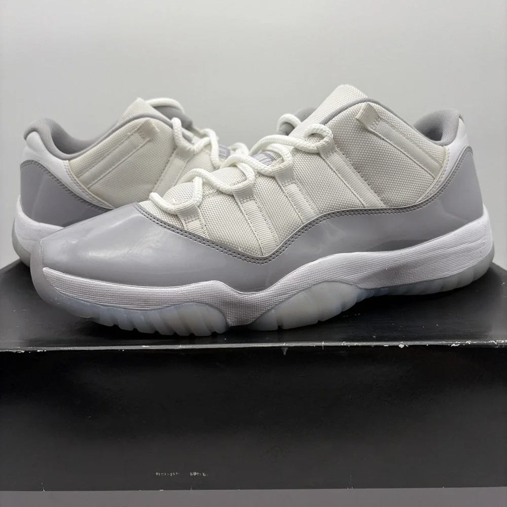 Size 12 - Air Jordan 11 Retro Low Cement Grey (AV2187-140)